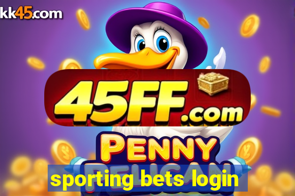 sporting bets login